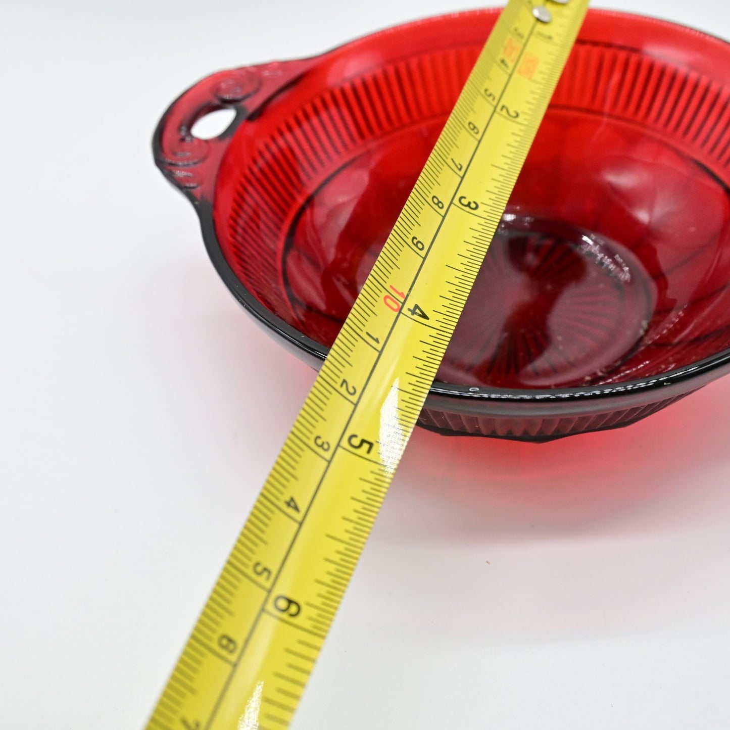Anchor Hocking Coronation Royal Ruby Red Glass Berry Bowls Lot Of 8