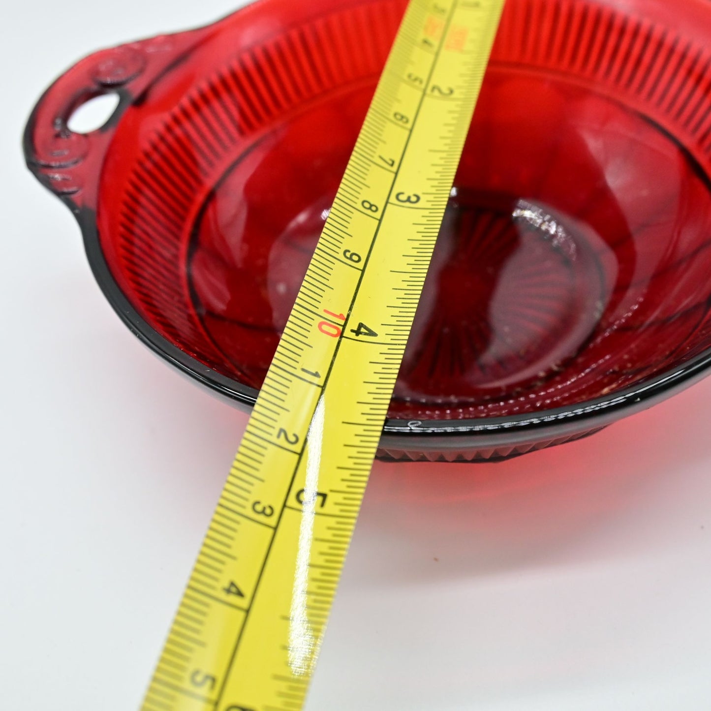 Anchor Hocking Coronation Royal Ruby Red Glass Berry Bowls Lot Of 8
