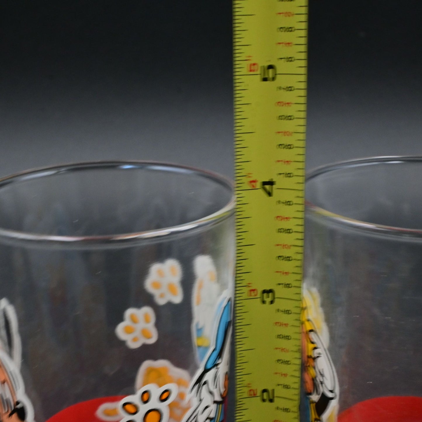 Vintage Disney Babies Drinking Glasses Mickey Mouse Donald Duck Goofy & Pete