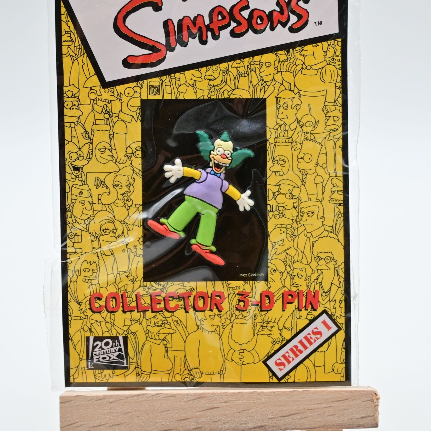 The Simpsons Collector 3-D Pin Krusty The Clow Series 1