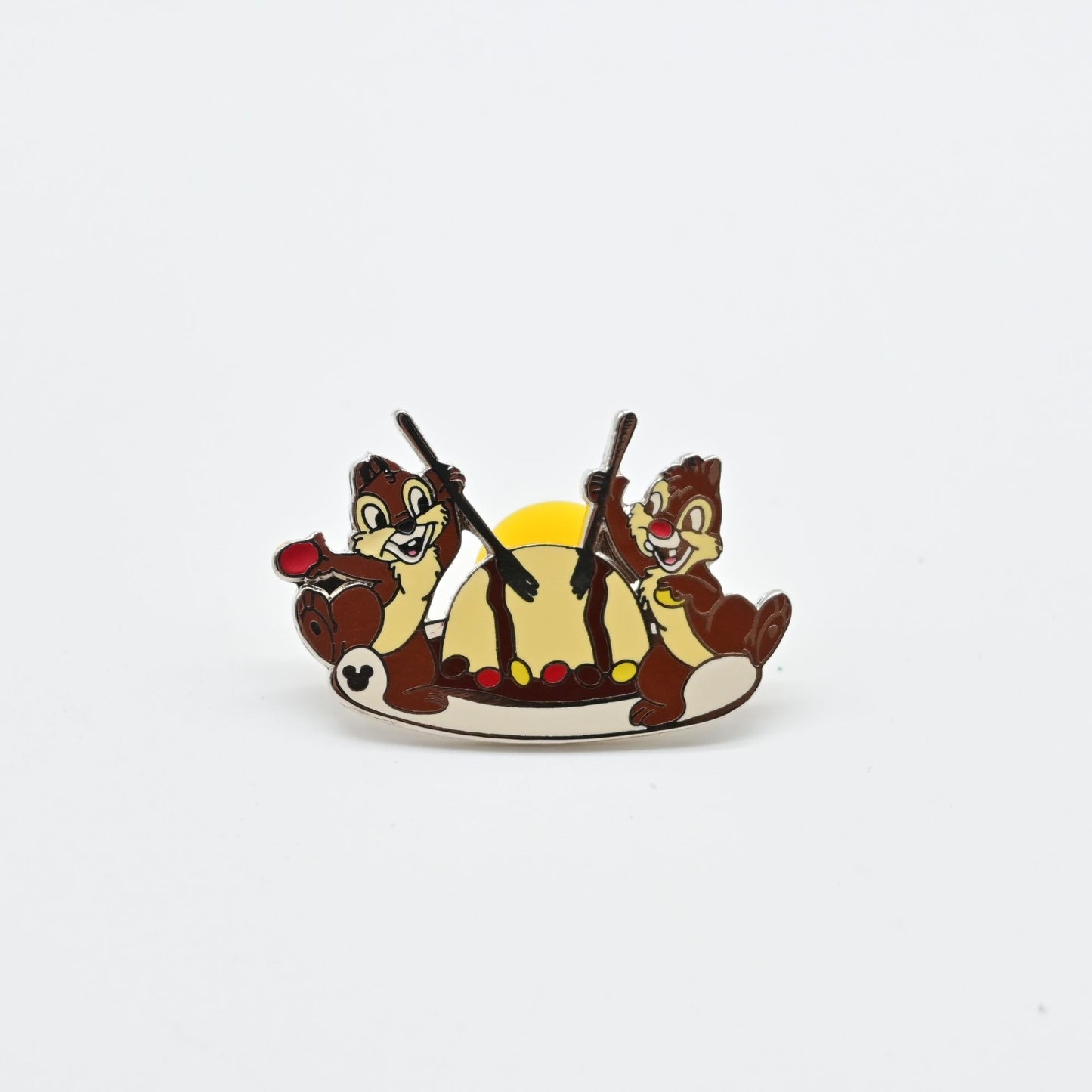 WDW Hidden Mickey Chip Dale with Food Zebra Dome Ice Cream Disney Pin 43373