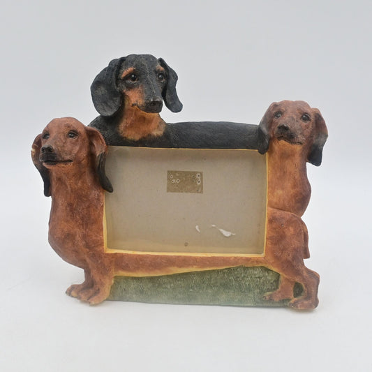 Dachshund Easel Back Picture Frame 4x6 Resin
