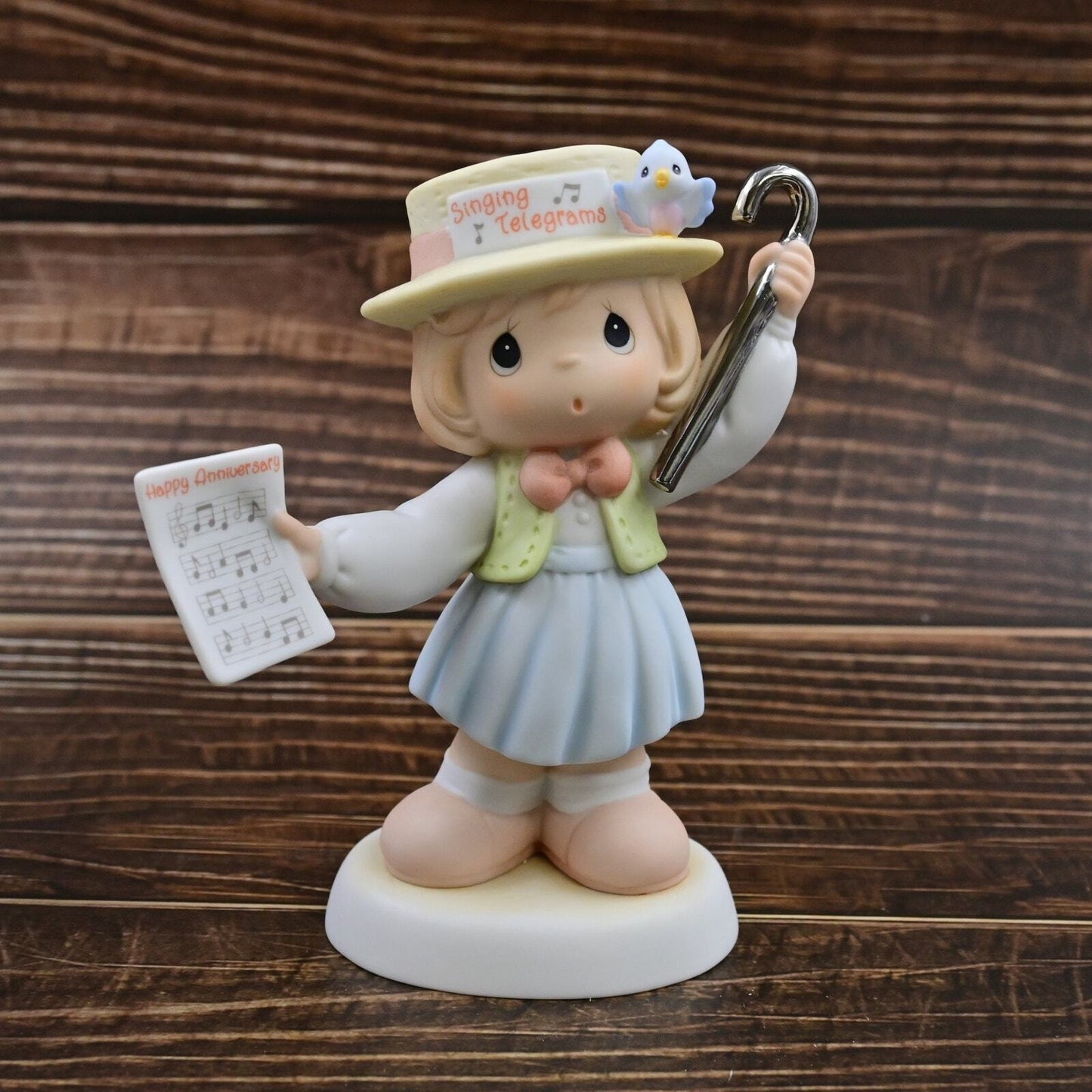 Vintage 2002 Precious Moments Happy Birthday 25th Anniversary Figure