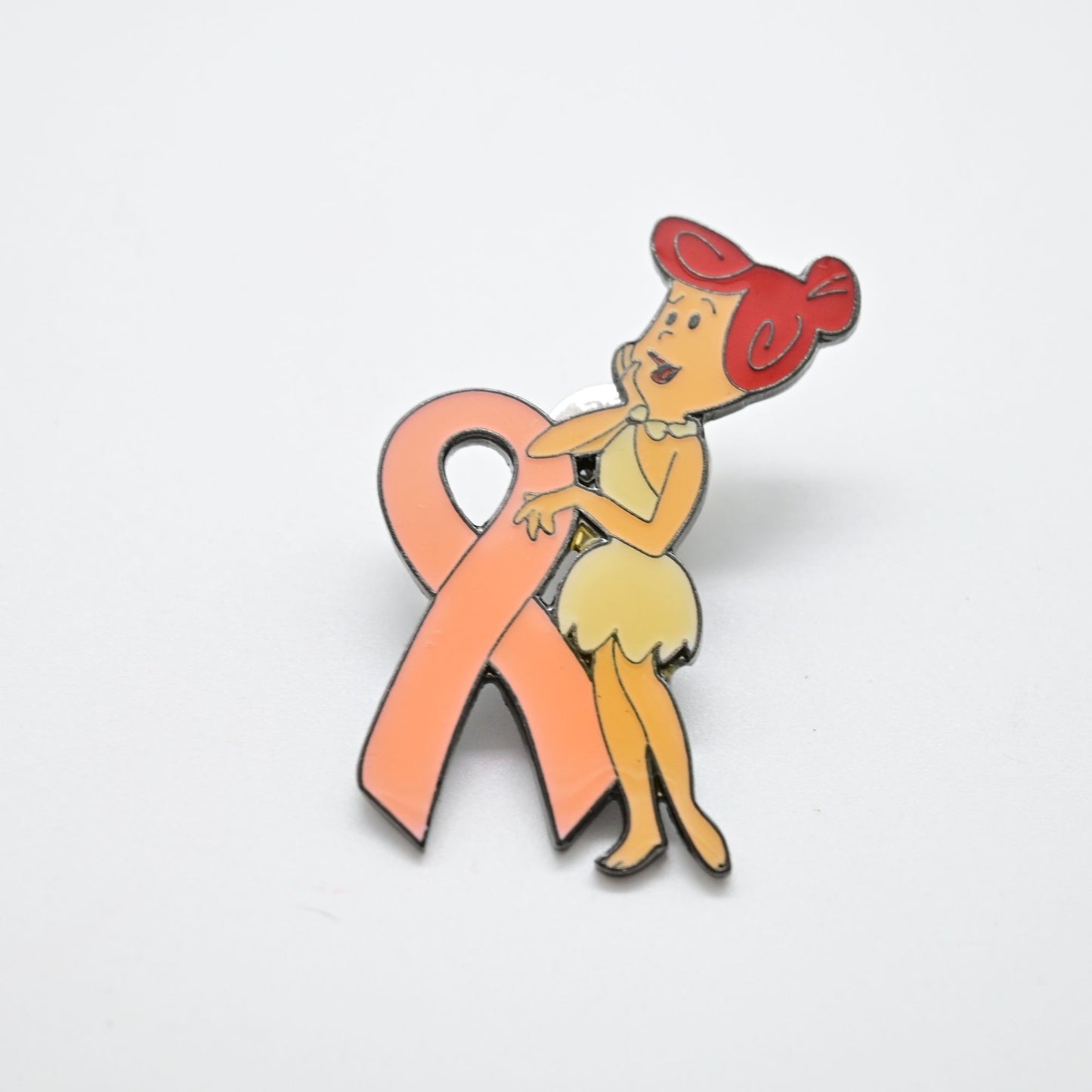 The Flinstones Wilma Breast Cancer Pink Ribbon Fantasy Pin