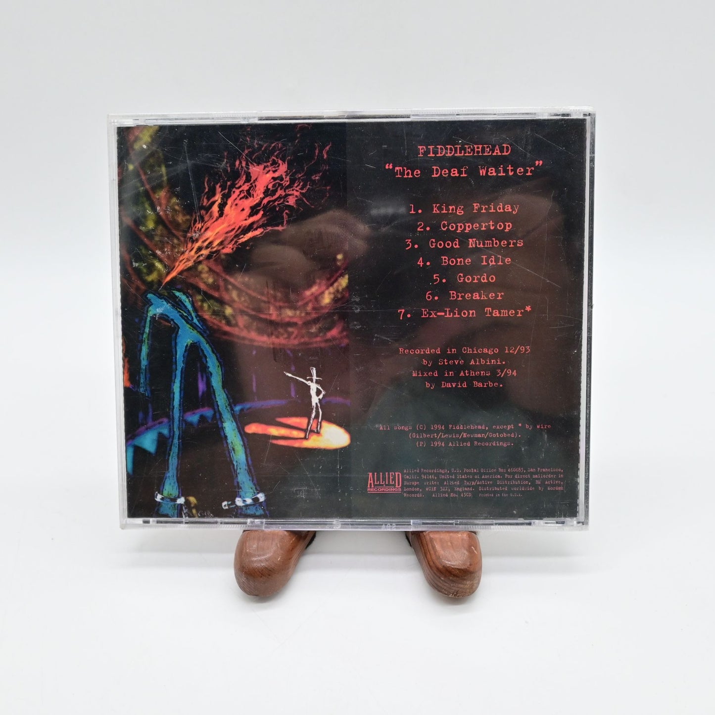 Fiddlehead The Deaf Waiter Cd New Damaged Case