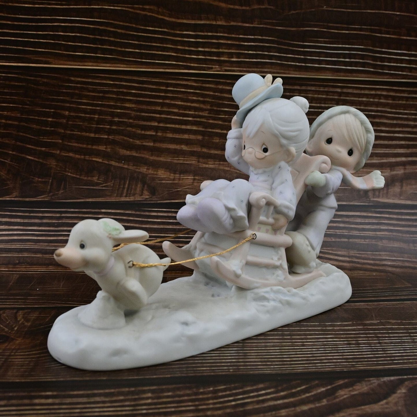 Vintage 1987 Precious Moments Oh What Fun It Is To Ride Figure