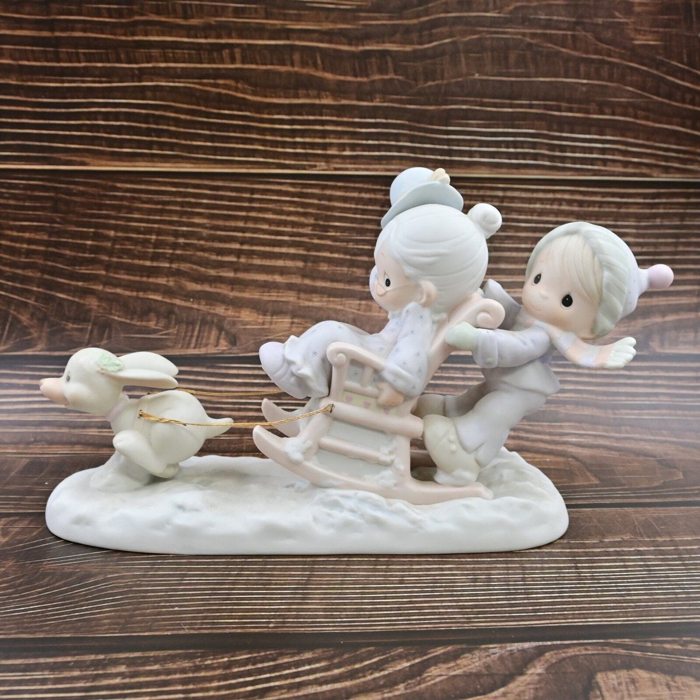 Vintage 1987 Precious Moments Oh What Fun It Is To Ride Figure