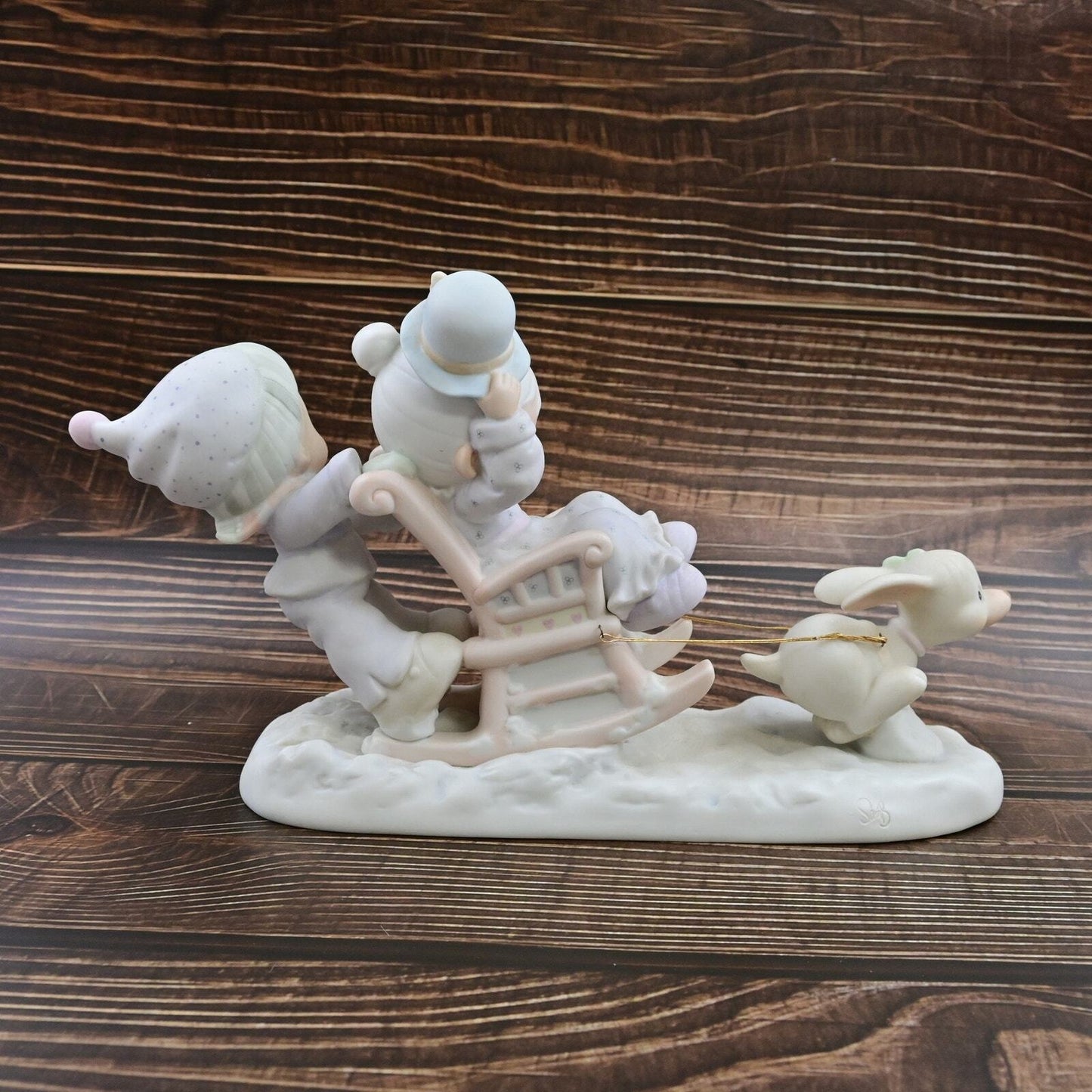 Vintage 1987 Precious Moments Oh What Fun It Is To Ride Figure