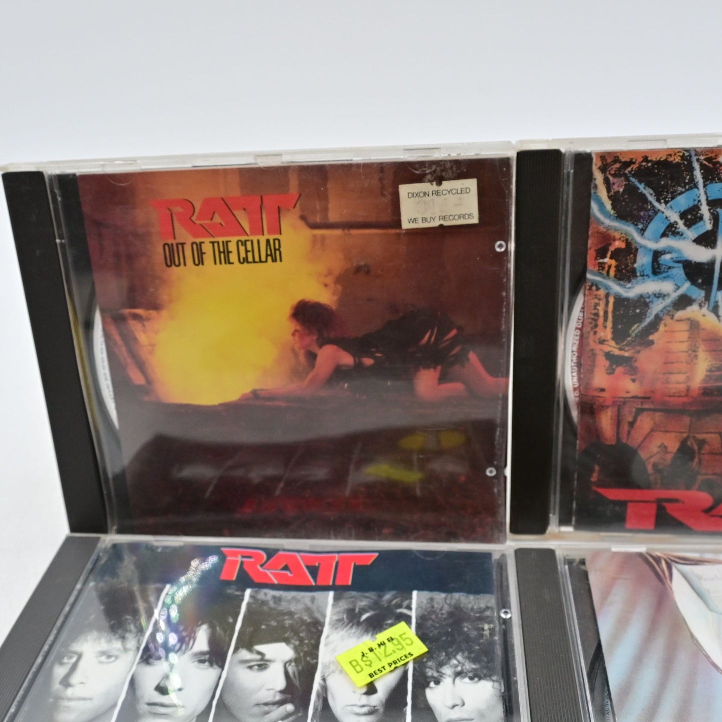 Ratt Out Of The Cellar, Dancing Under Cover, Detonator,  Reach for the Sky Cd