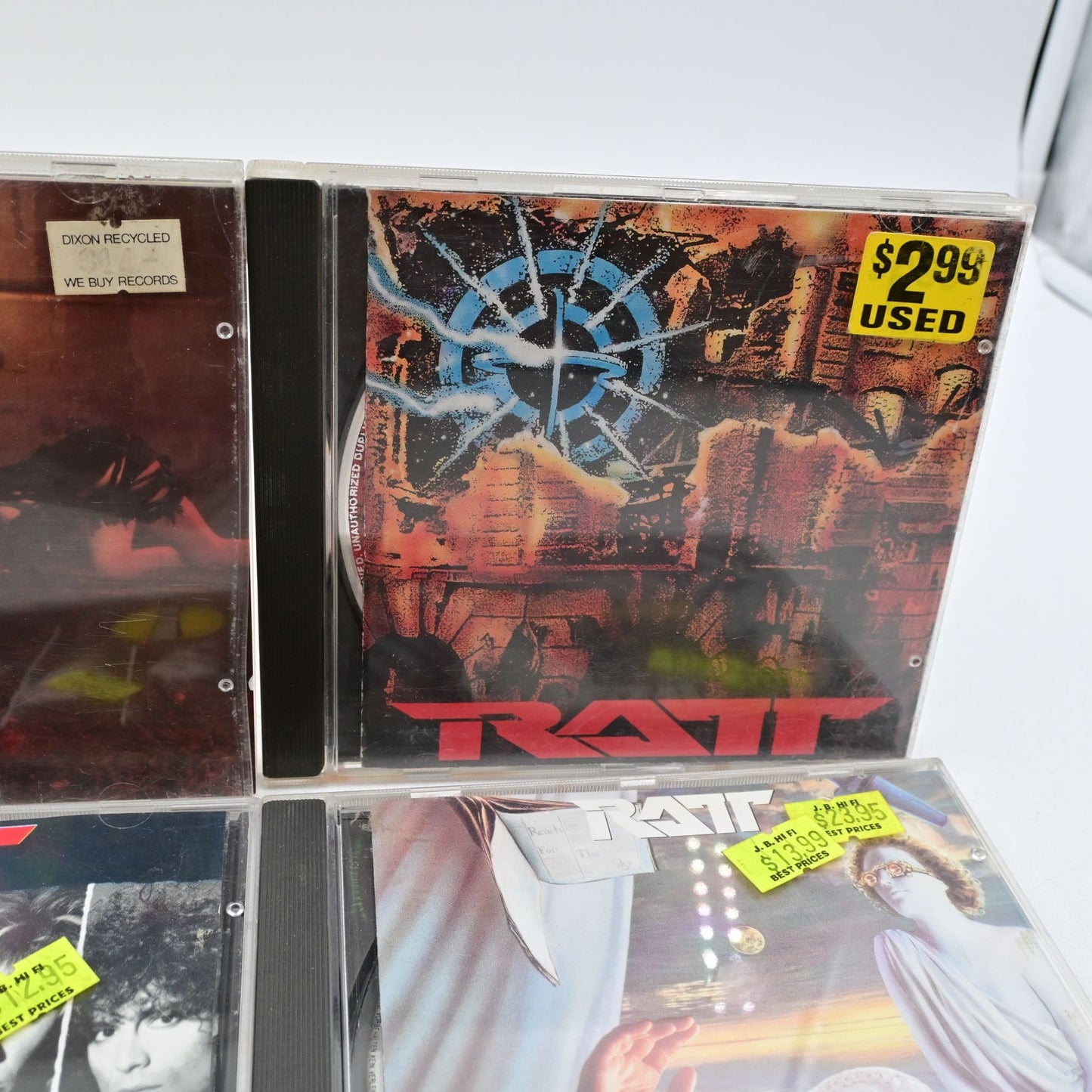 Ratt Out Of The Cellar, Dancing Under Cover, Detonator,  Reach for the Sky Cd