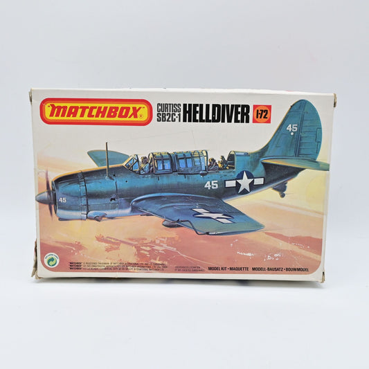Matchbox Curtiss SB2C-1 Helldiver 1/72 Scale Model Kit #PK-104 Sealed