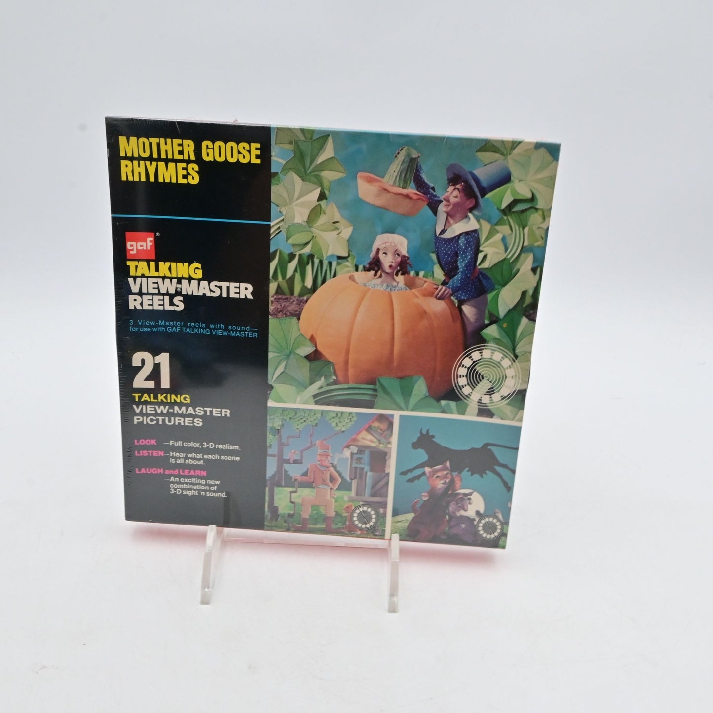 Vintage GAF Talking View-Master Reels Mother Goose Rhymes 21 Pictures