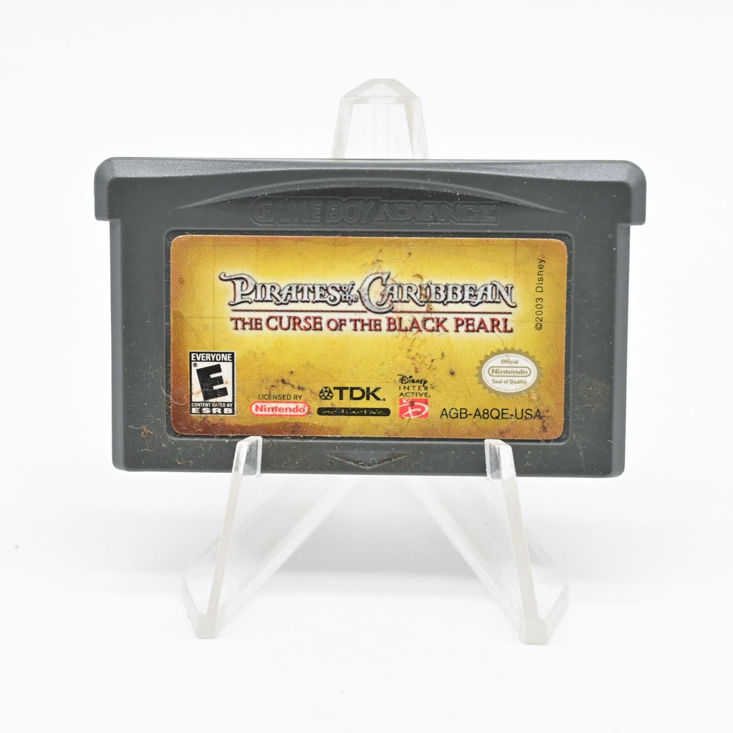 Pirates Of The Caribbean: The Curse Of The Black Pearl Game Boy Advance Cartridge