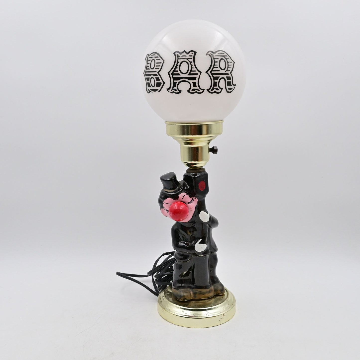 Charlie Chaplin Drunk Bum Lamppost Needs New Nose Lightbulb