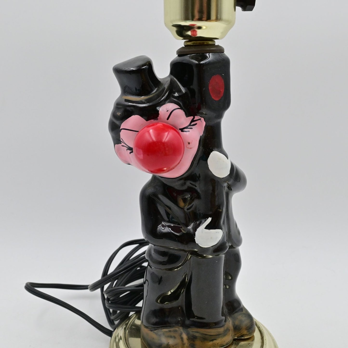 Charlie Chaplin Drunk Bum Lamppost Needs New Nose Lightbulb