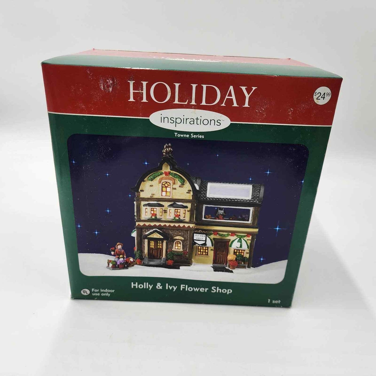 Holiday Inspirations Towne Series Holly & Ivy Flower Shop