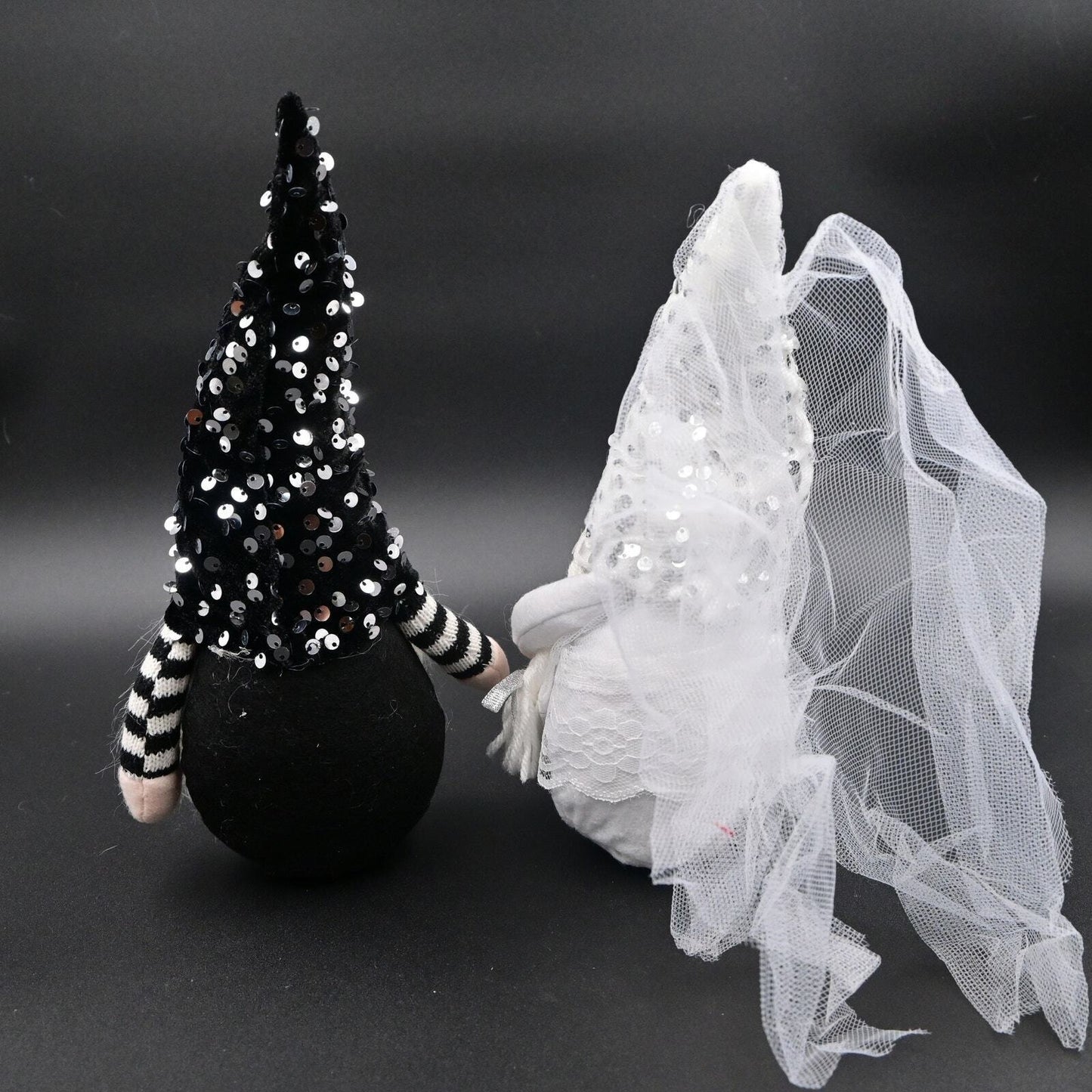 Wedding Gnomes Plush Doll Bride & Groom Scandinavian Tomte Doll Romantic Gift