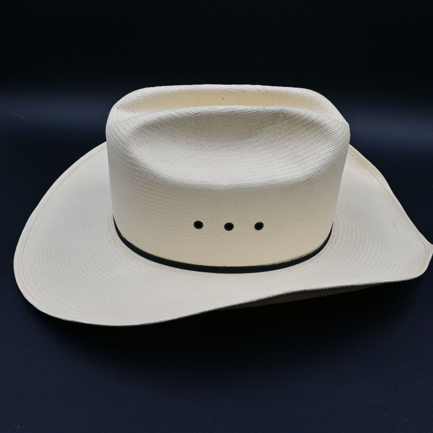 Resistol Cowboy Hat XXXX White Beaver Size 7 5/8 Damaged
