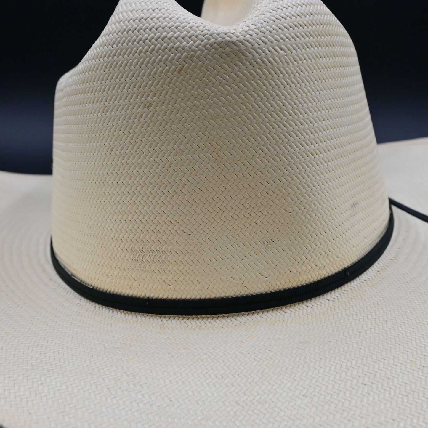 Resistol Cowboy Hat XXXX White Beaver Size 7 5/8 Damaged