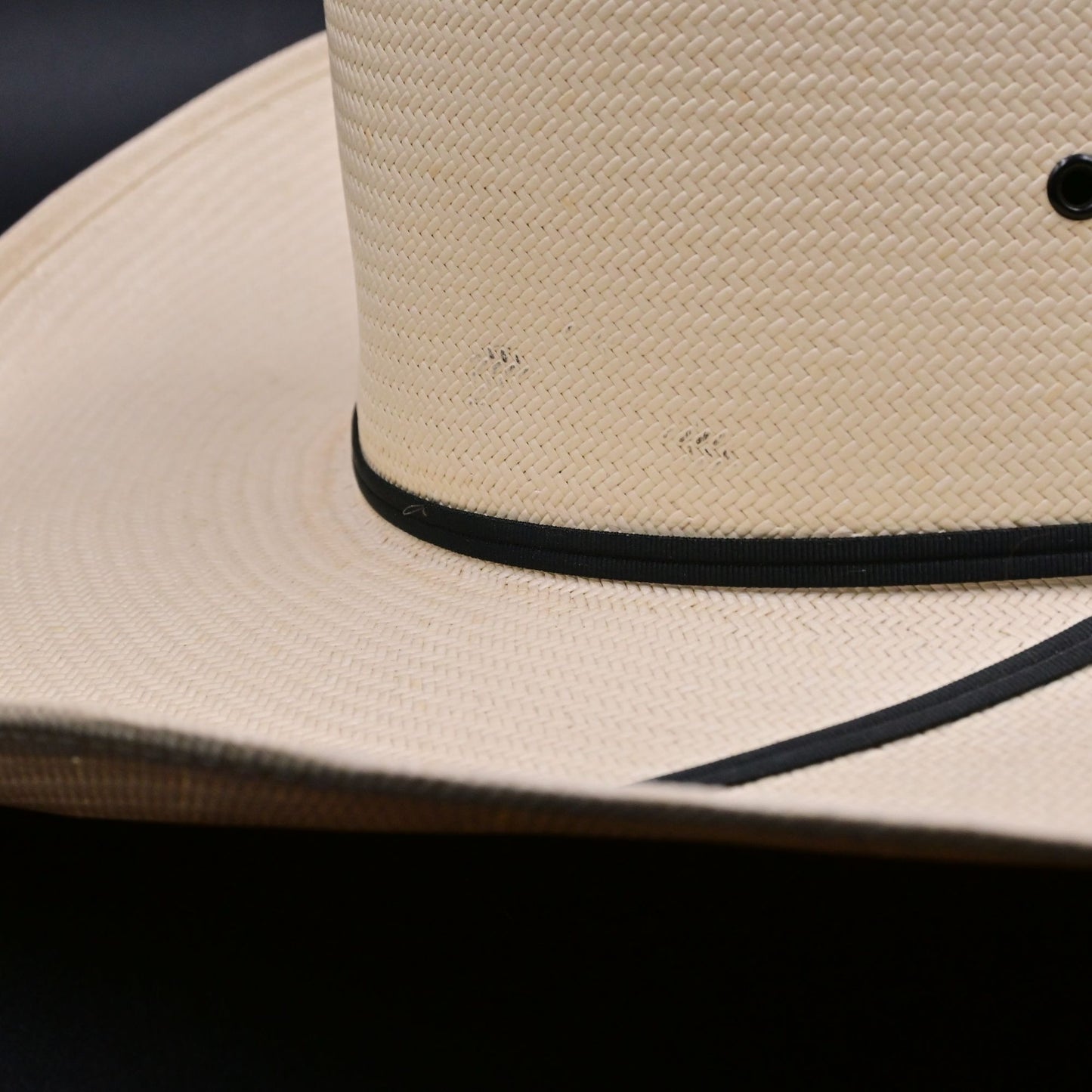 Resistol Cowboy Hat XXXX White Beaver Size 7 5/8 Damaged