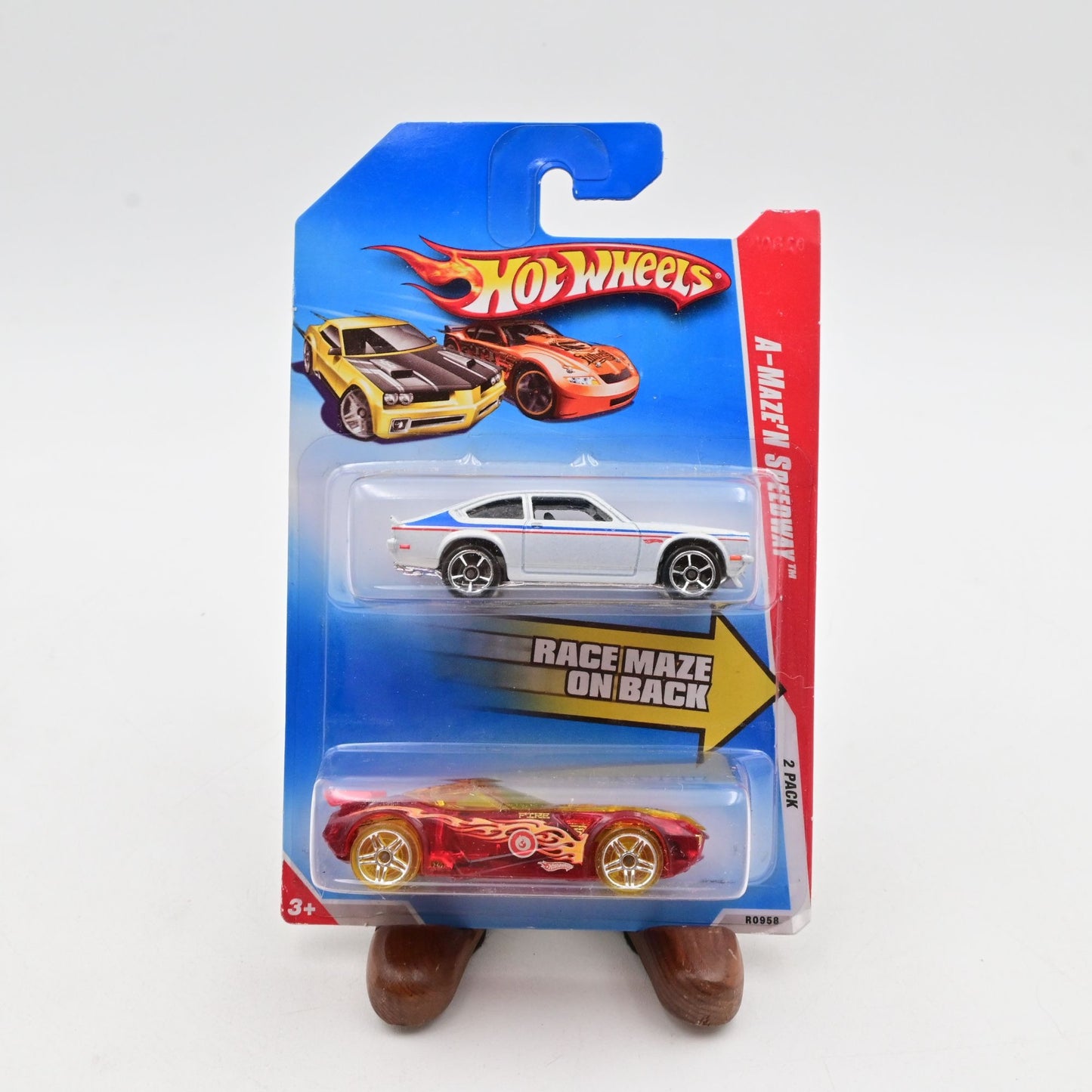 Hot Wheels A-Maze N Speedway 2-Pack V8 Vega & Nerve Hammer Die-Cast Cars