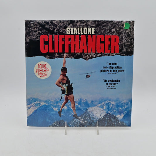Vintage Stallone Cliffhanger Laserdisc Deluxe Widescreen Version 1993 Action Film