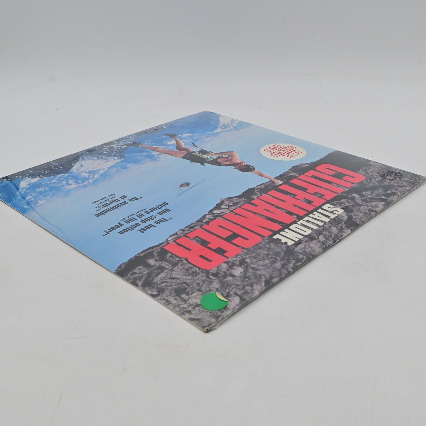 Vintage Stallone Cliffhanger Laserdisc Deluxe Widescreen Version 1993 Action Film