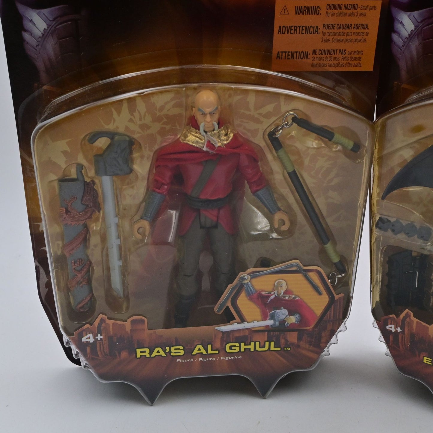 Batman Begins Action Figures Ras Al Ghul & Bomb Blast Batman By Mattel