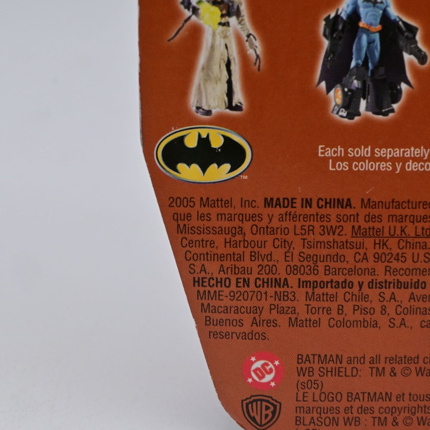 Batman Begins Action Figures Ras Al Ghul & Bomb Blast Batman By Mattel