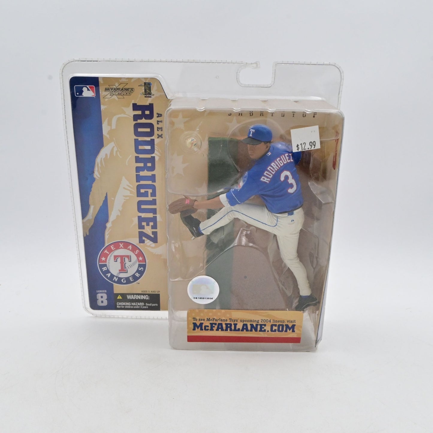Vintage 20014 Mcfarlane Sports Alex Rodriguez Texas Rangers Series 8 MLB