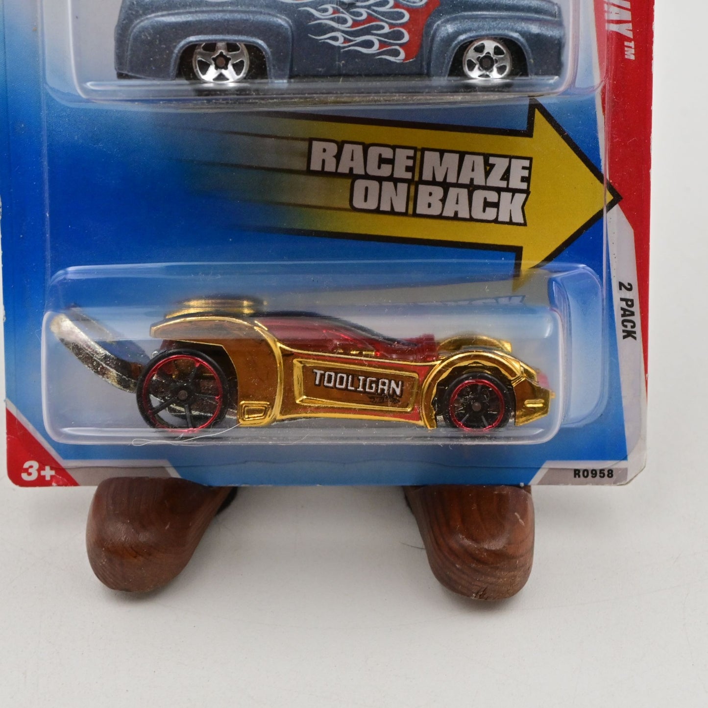 Hot Wheels A-Maze N Speedway 2-Pack Tooligan & '56 Ford F-100 Die-Cast Cars