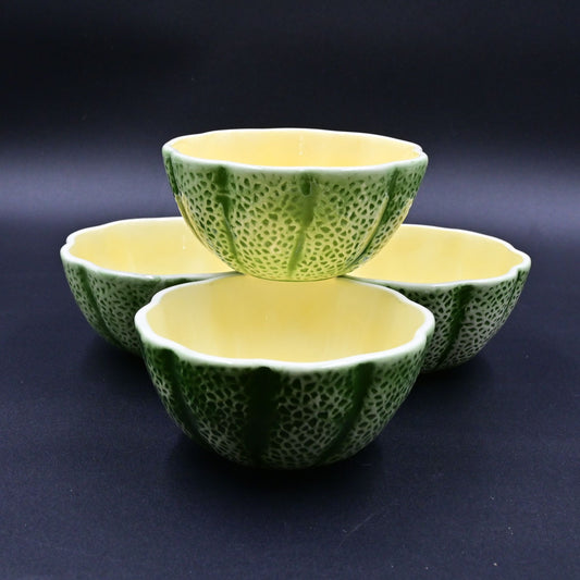 AK &amp; Co Cantaloupe Melon Desert Bowl Set Of 4