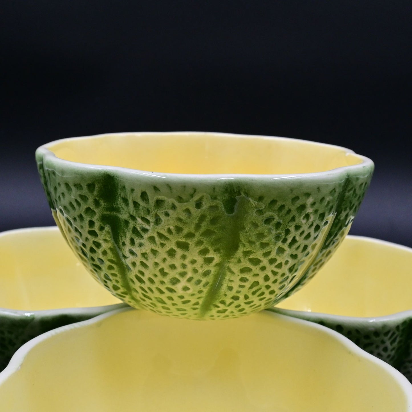 AK &amp; Co Cantaloupe Melon Desert Bowl Set Of 4