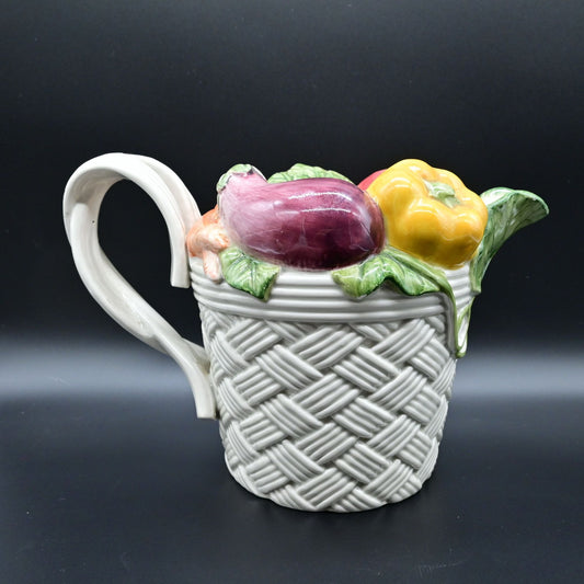 Vintage 1995 Fitz & Floyd Vegetable Garden Pitcher