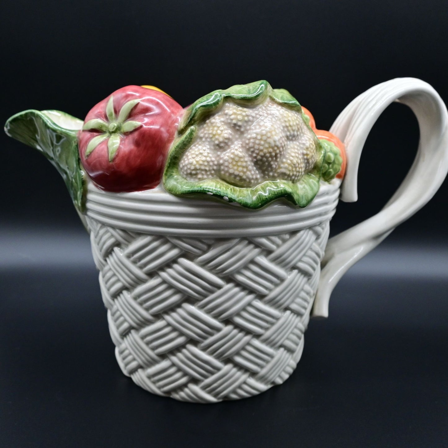 Vintage 1995 Fitz & Floyd Vegetable Garden Pitcher