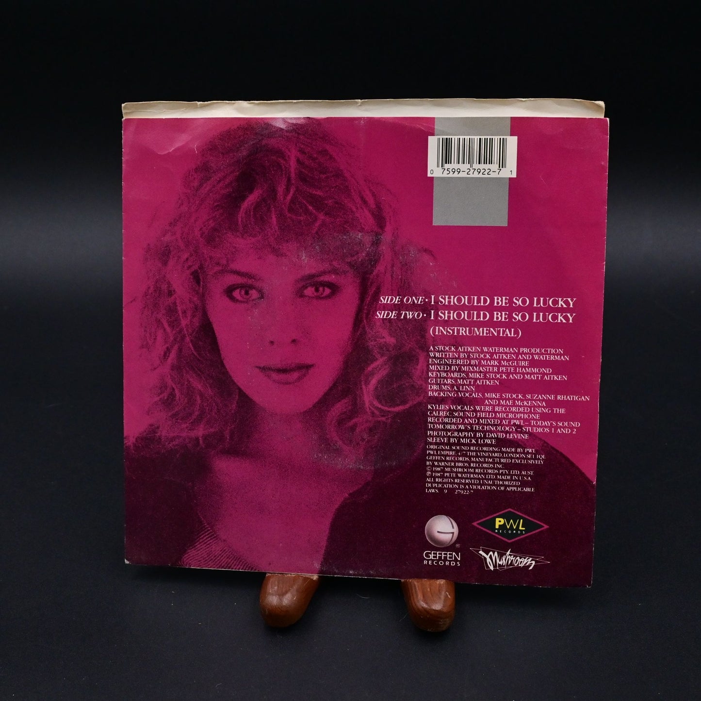 Kylie Minogue I Should Be So Lucky 7" Vinyl Record 45 RPM