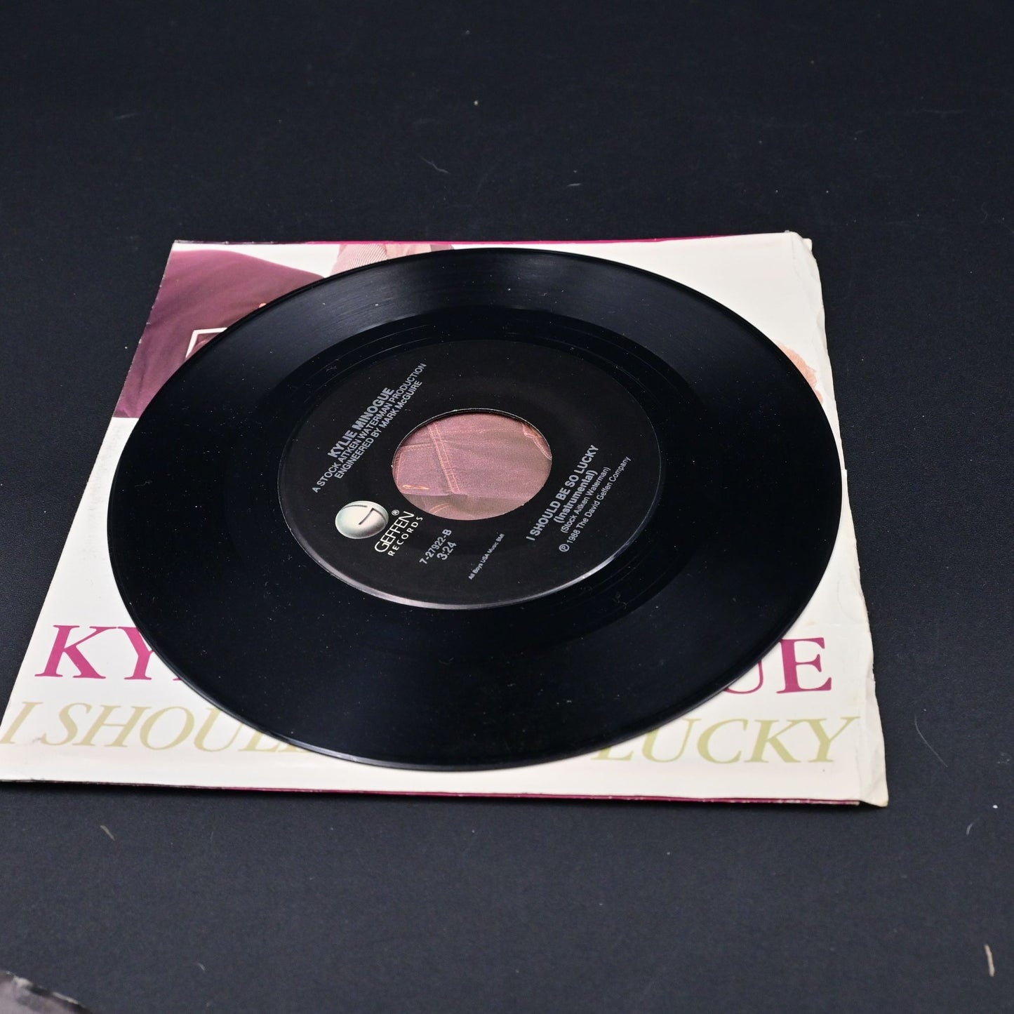 Kylie Minogue I Should Be So Lucky 7" Vinyl Record 45 RPM