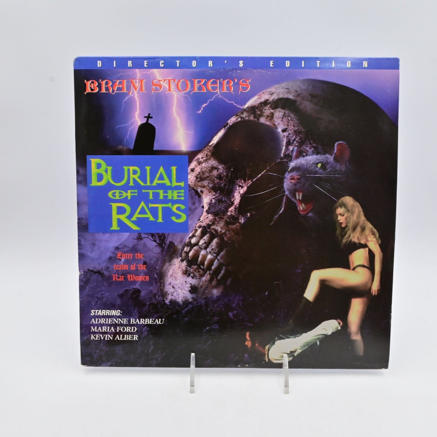 Vintage 1995 Bram Stokers Burial Of The Rats LaserDisc Directors Edition