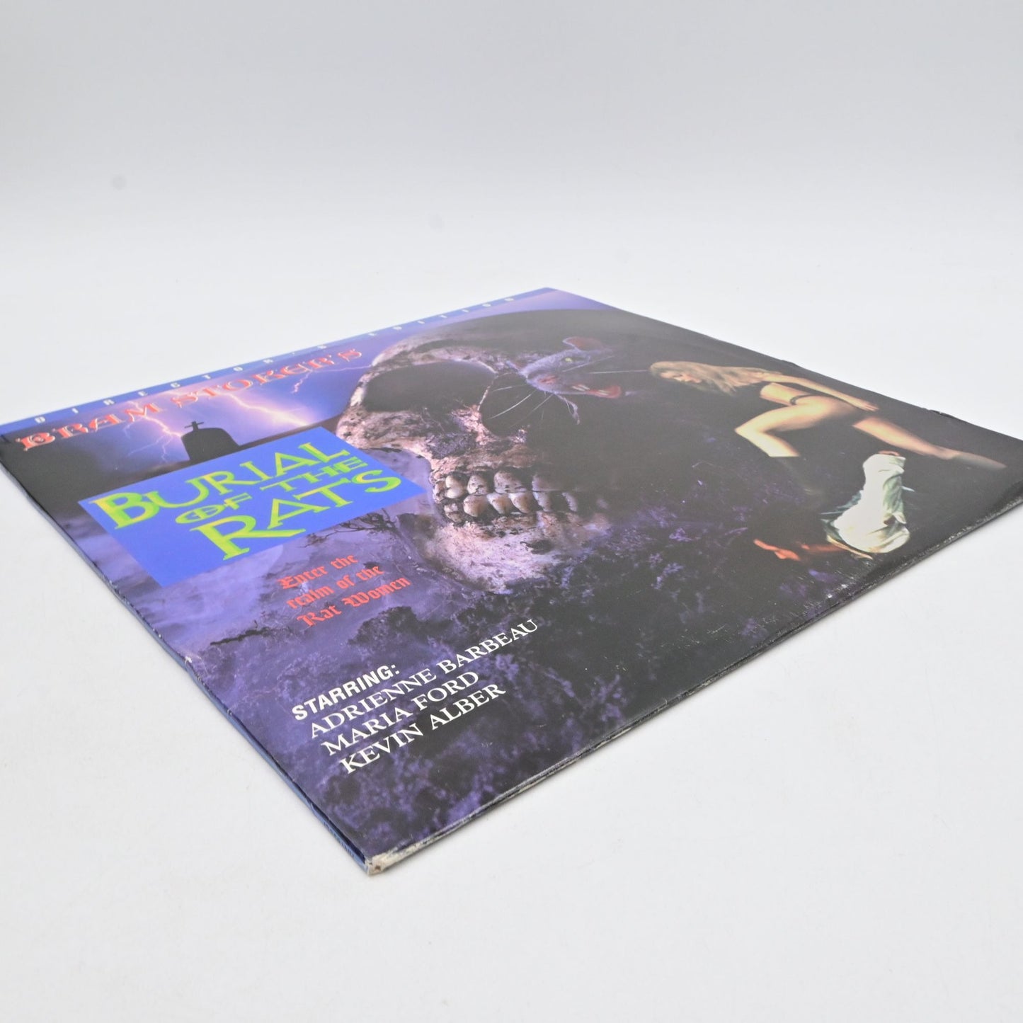 Vintage 1995 Bram Stokers Burial Of The Rats LaserDisc Directors Edition