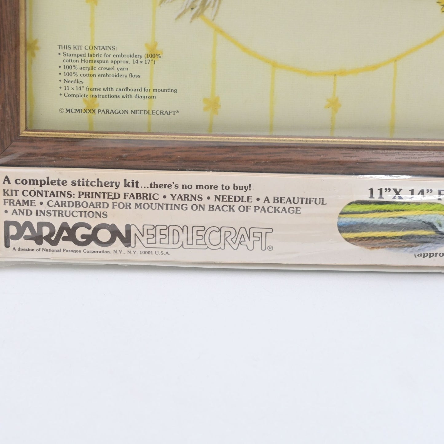 Paragon Needle Craft Kit W/ Fram 0428 & 0429 Vintage Brand New Sealed