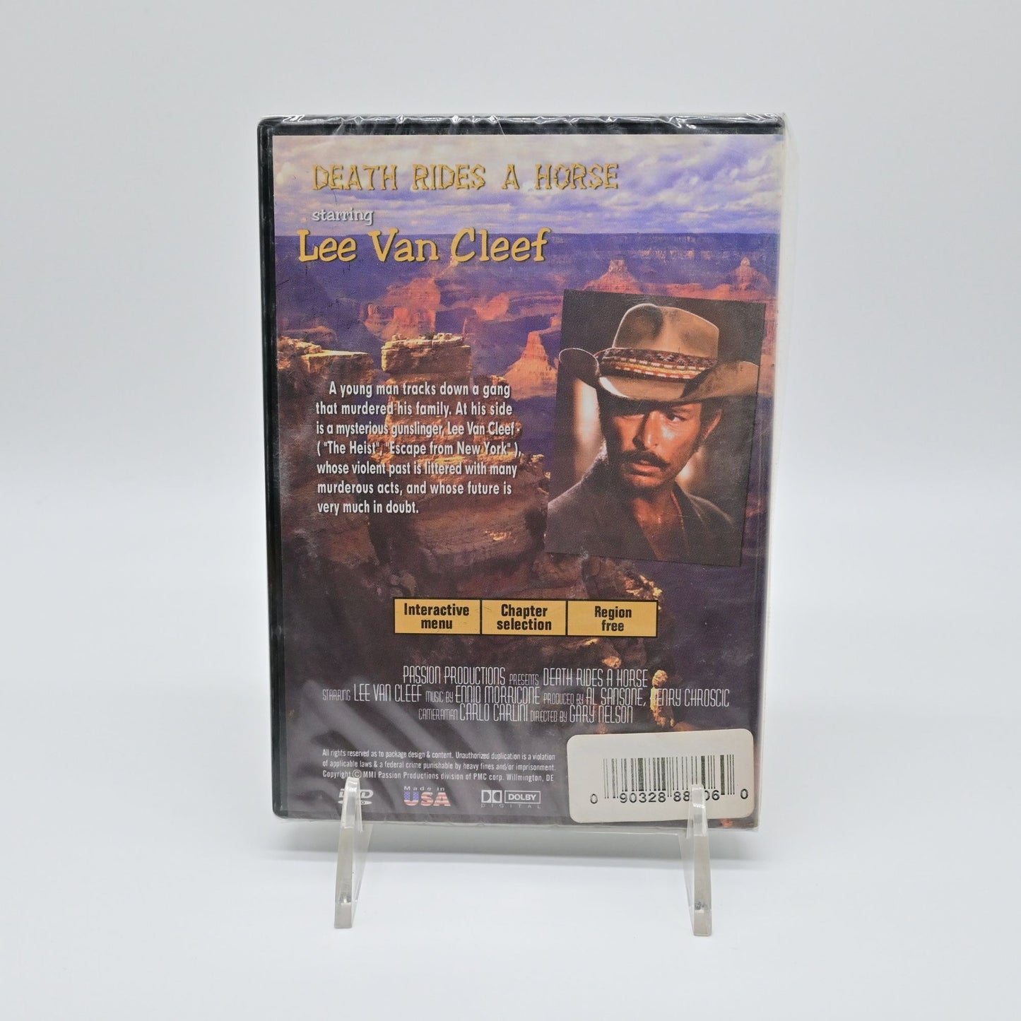 Death Rides a Horse DVD Lee van Cleef  Vintage 2003 New Sealed