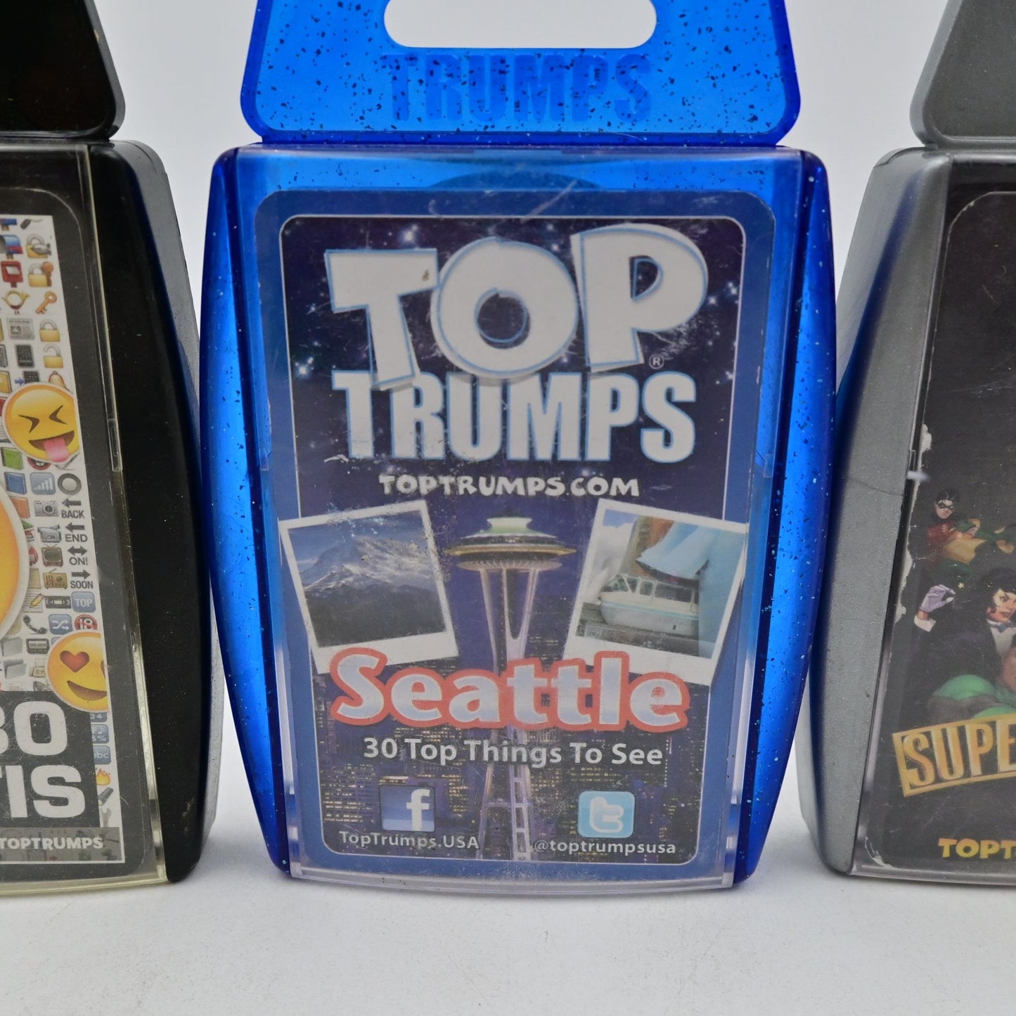 Top Trumps Dc Superheroes, Marvel, Star Wars, Top 30 Emotis, Seattle, War Card