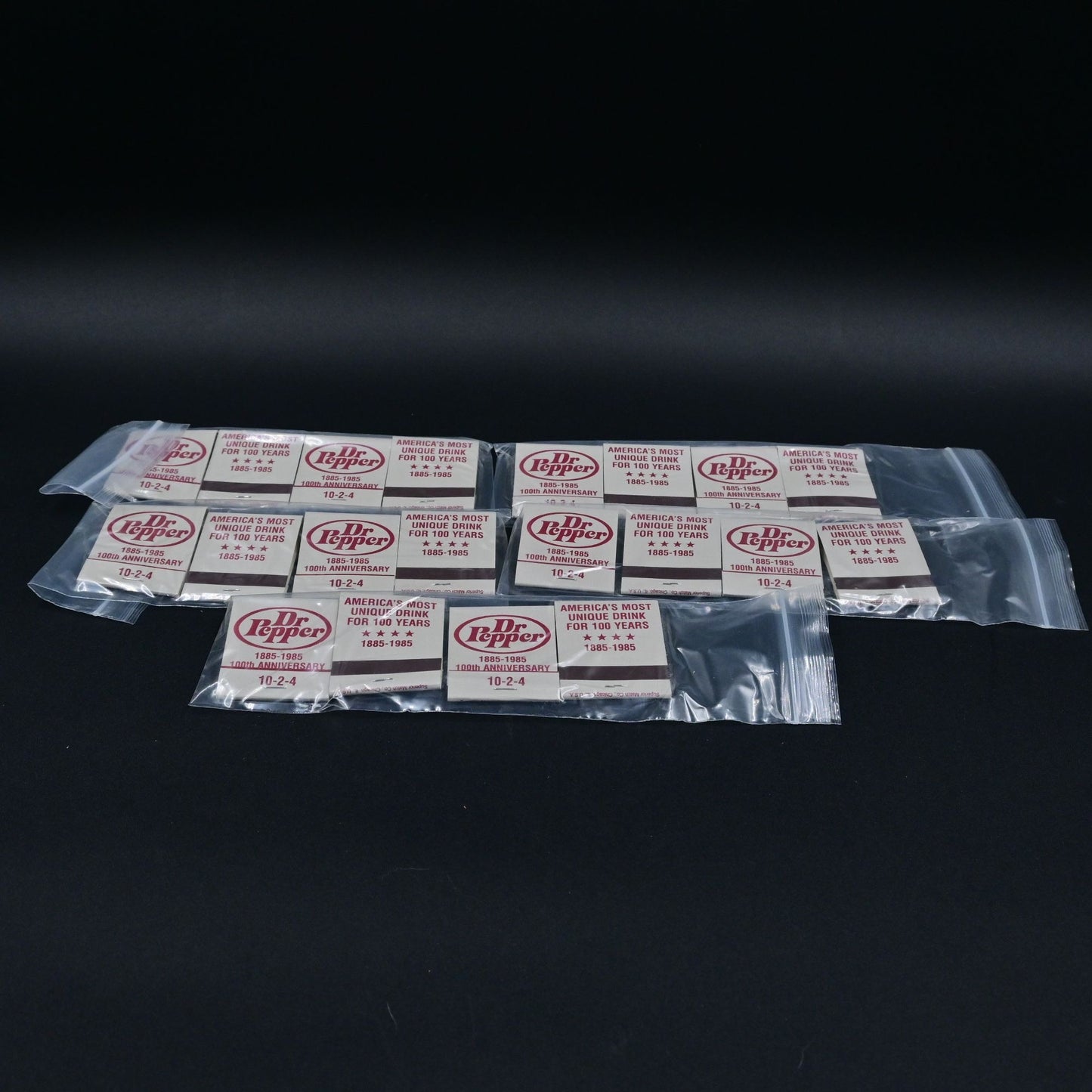Dr Pepper Vintage Matchbook Set Of 20 Brand New