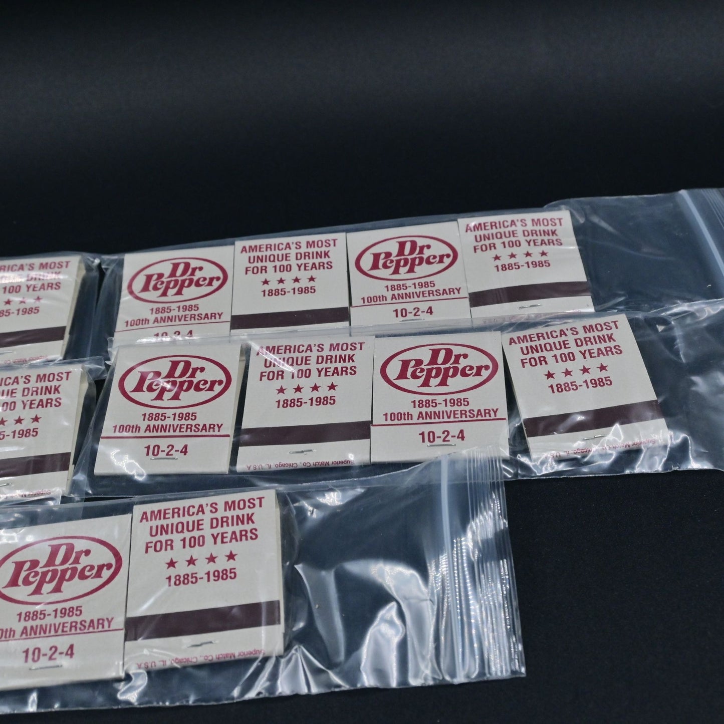 Dr Pepper Vintage Matchbook Set Of 20 Brand New