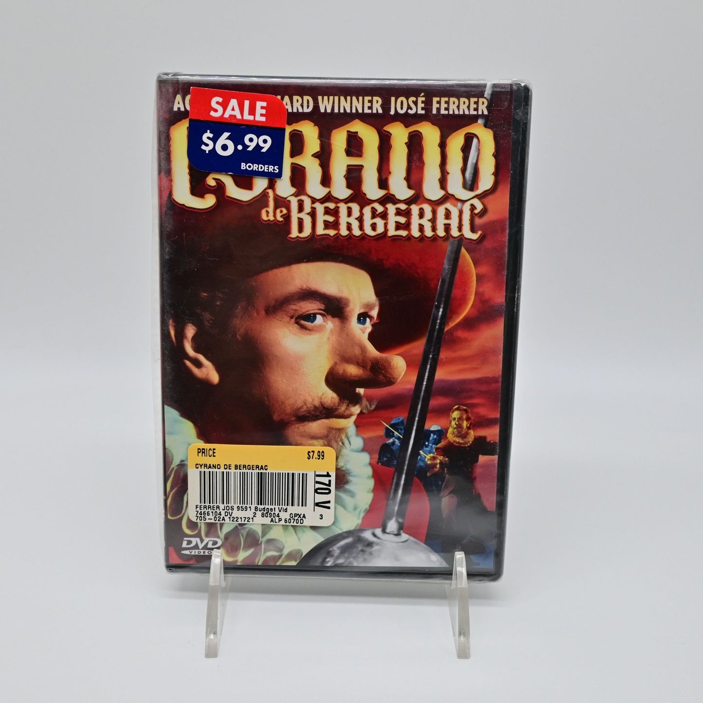 Cyrano de Bergerac 1950 Black & White DVD Vintage 2003 Alpha Video