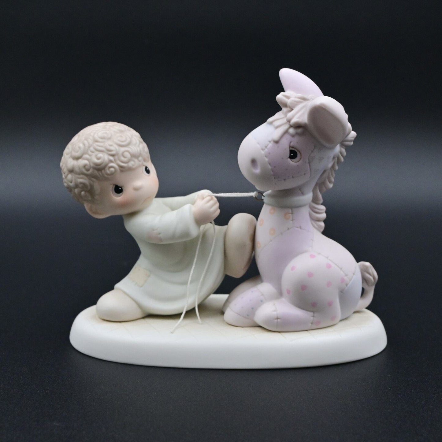 Vintage 1987 Precious Moments We're Pulling For You Figure