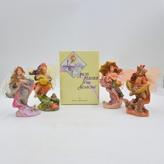 Rawcliffe Jessica DeStefano Angel Fairies Of The Seasons Set Of 4 Vintage W/ Boxes