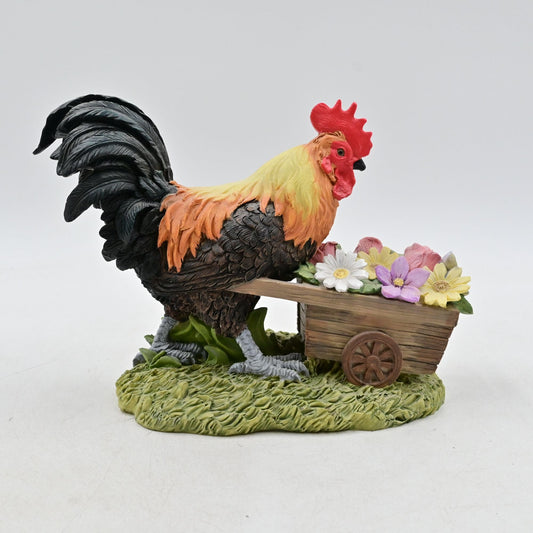 Lenox Sweet Garden Rooster Ceramic Figurine Collectible Decor