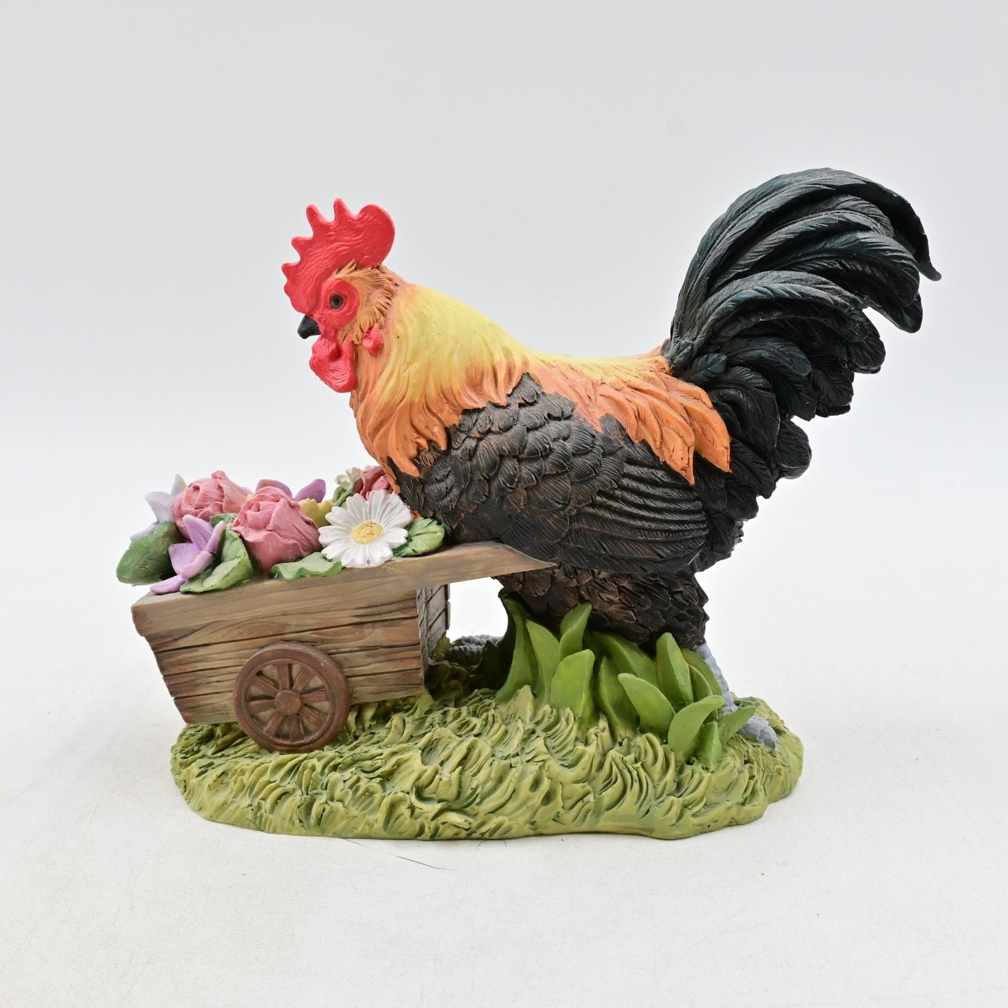 Lenox Sweet Garden Rooster Ceramic Figurine Collectible Decor