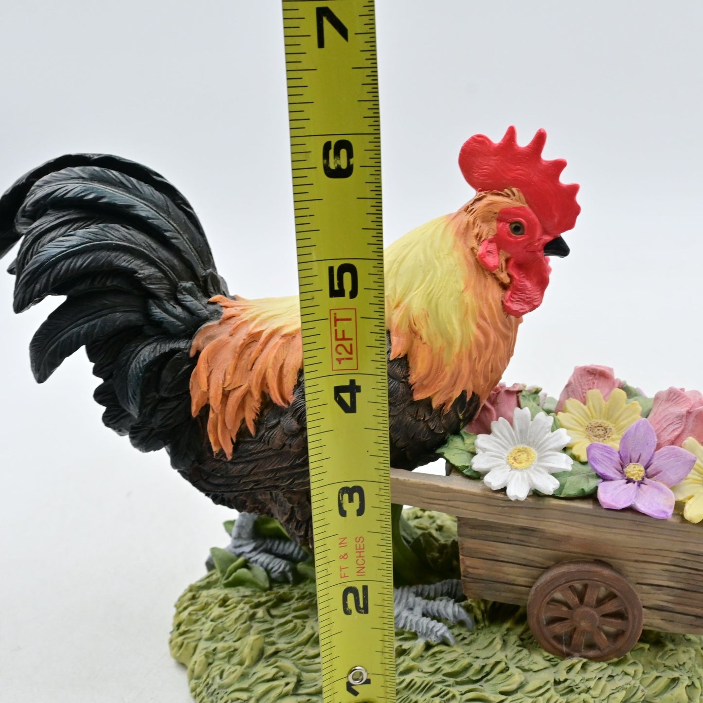 Lenox Sweet Garden Rooster Ceramic Figurine Collectible Decor